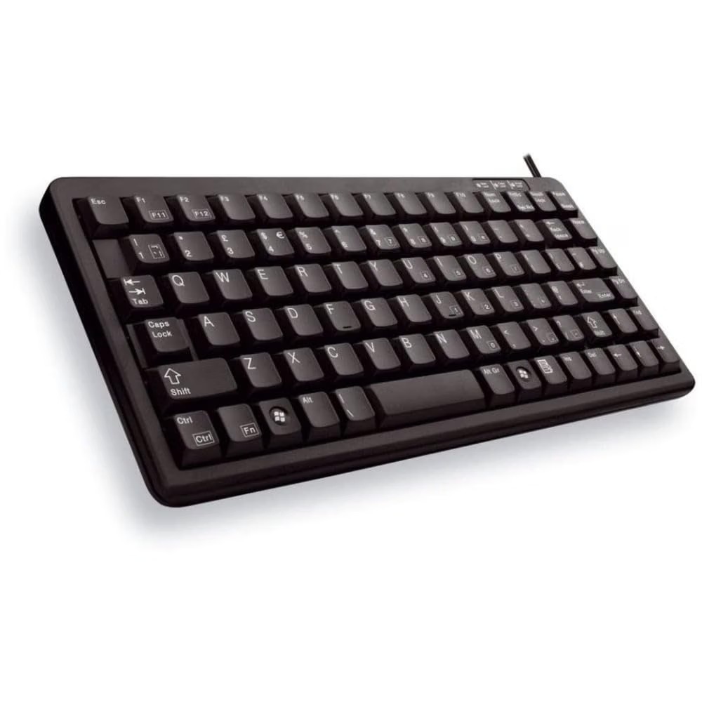 Cherry G84-4100LCAUS-2 Compact Wired Keyboard - PS/2, USB, Black NEW!